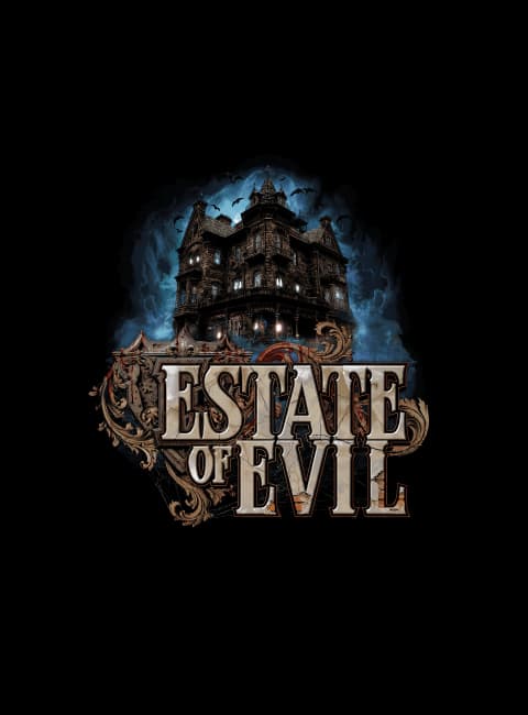 estate of evil haunted house logo
