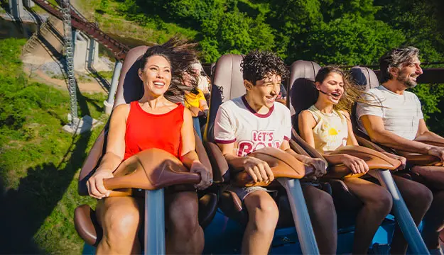 family on candymonium hersheypark
