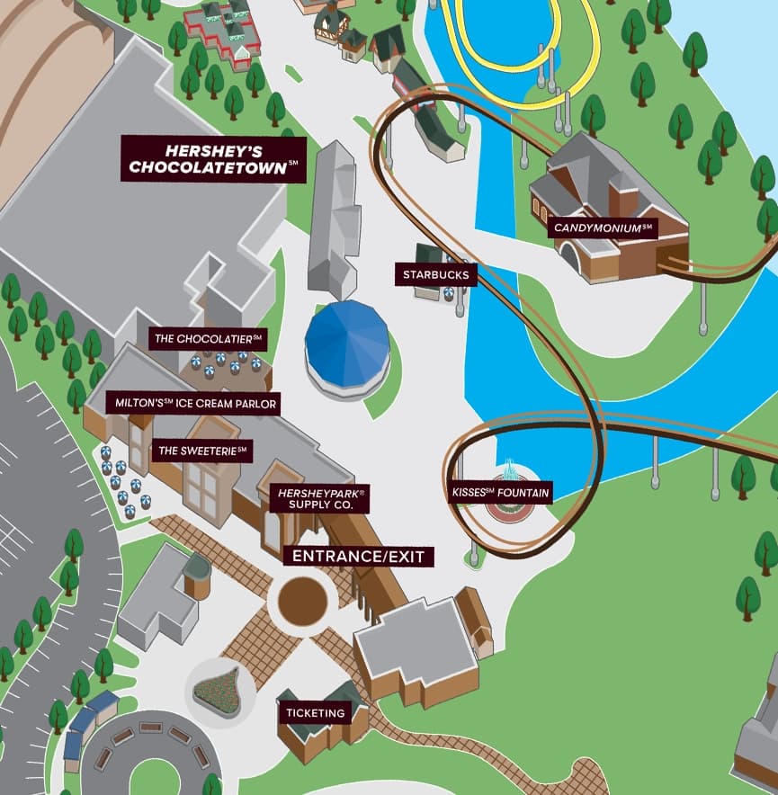 Chocolatetown Map