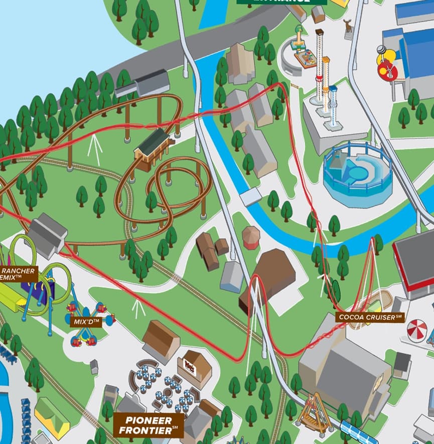 Pioneer Frontier Map