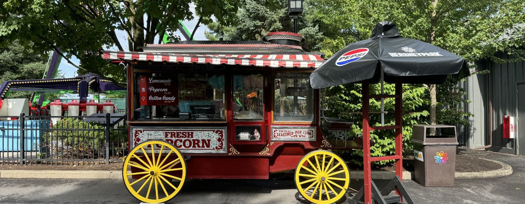 Popcorn Cart at Hersheypark