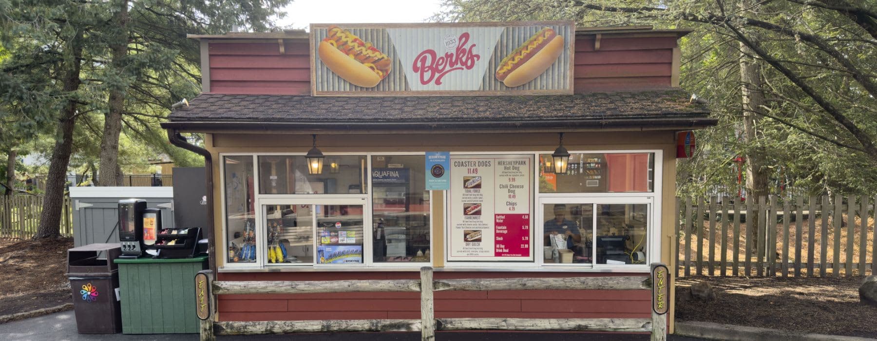 Berks Hot Dog Stand at Hersheypark