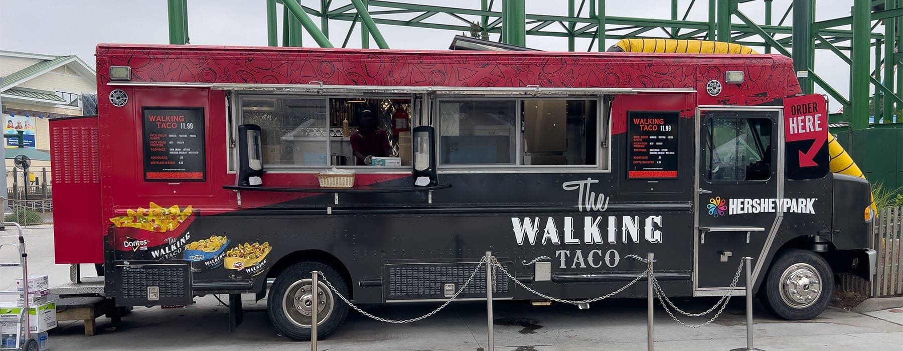 Walking Taco food truck at Hersheypark