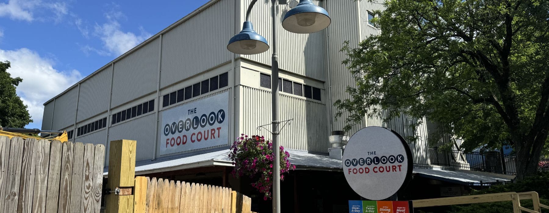 Exterior View of the Overlook Food Courts