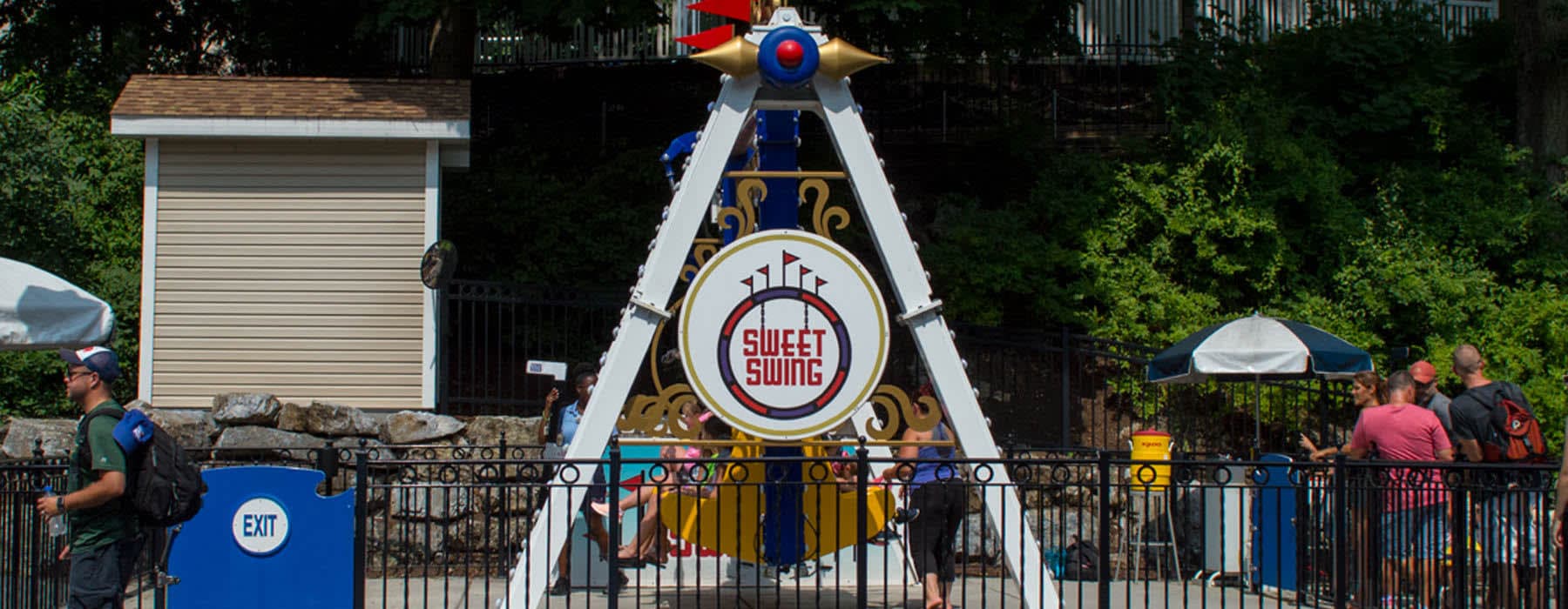 The sweet swing ride at Hersheypark