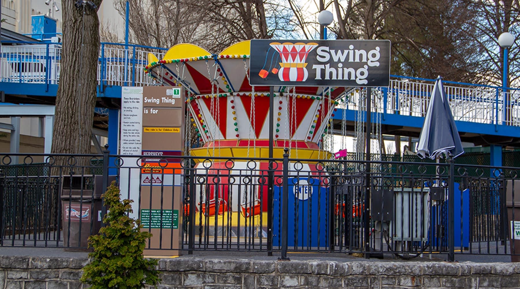 Swing Thing ride at Hersheypark