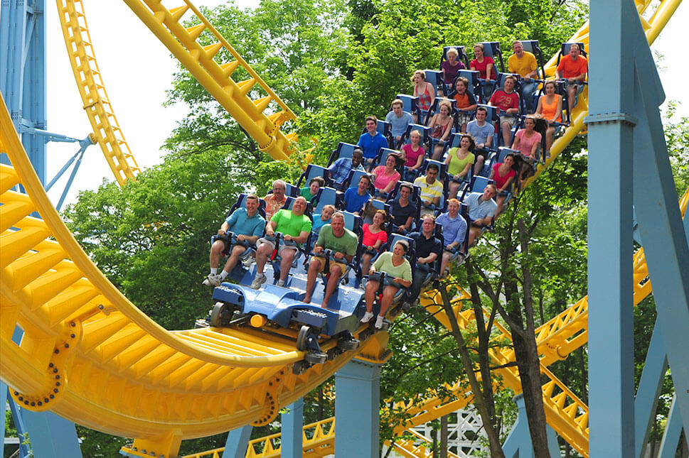 Skyrush Roller Coaster